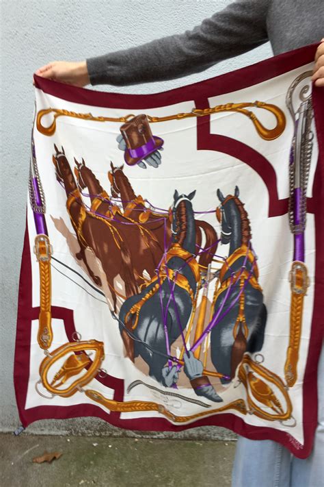 hermes spring scarf|vintage hermes scarf horse.